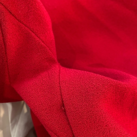 Givenchy Couture Vintage Red Audrey Hepburn Dress S - Picture 13 of 16